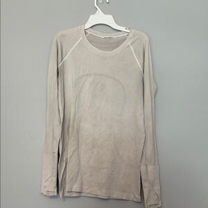lululemon athletica Long Sleeve Tee - Light Gray